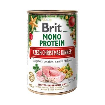 Brit mono protein – christmas dinner 400g - 100% pure karper
