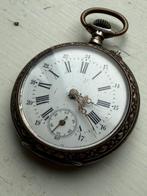 Antiek zilveren zakhorloge - No Reserve Price - Cylindre -
