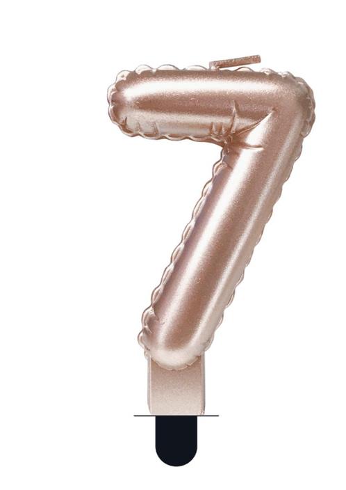 Kaars Folie Ballon Rose Goud 7 10cm, Hobby & Loisirs créatifs, Articles de fête, Envoi