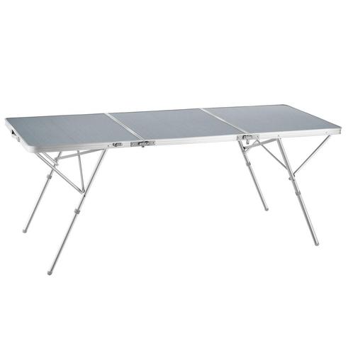 Aluminium campingtafel Jumbo met draaggreep 180x70x70cm - zi, Caravanes & Camping, Accessoires de camping, Envoi