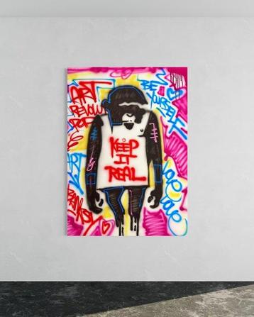 Outside313 - Banksy Ape - Keep it real