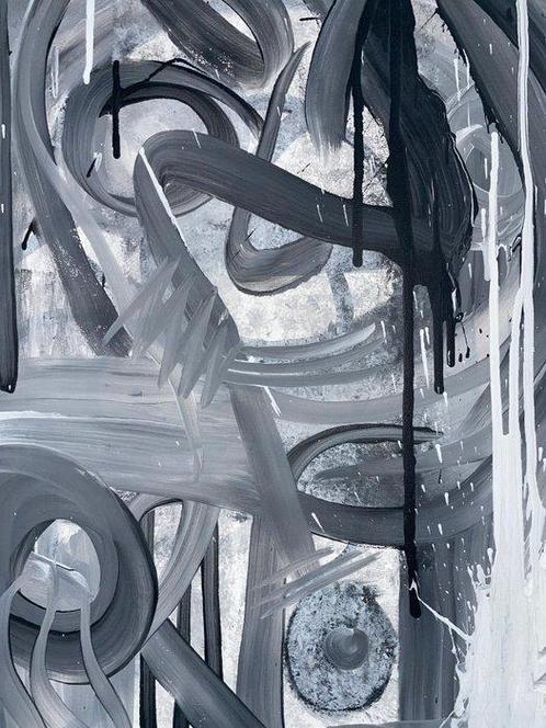 Domenico Pisilli - DOMINO, Antiek en Kunst, Kunst | Schilderijen | Modern