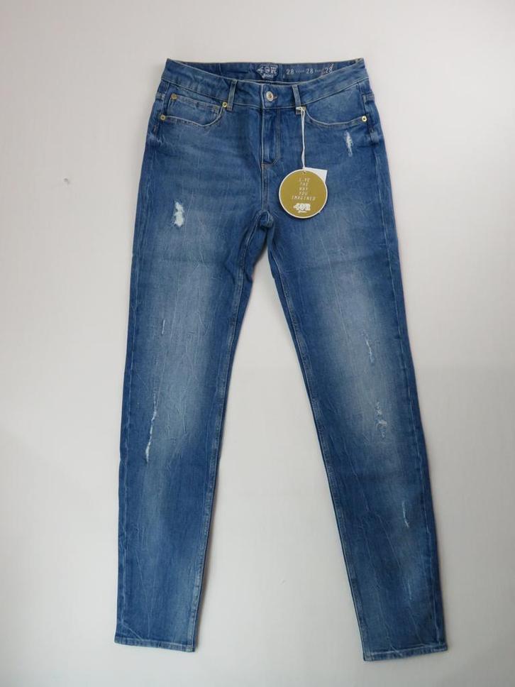 49R Jeans relaxed jeans blauw maat 28 - katoen stretch nieuw, Kleding | Dames, Broeken en Pantalons, Lang, Blauw, Maat 38/40 (M)