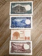 Espagne. - 100, 200, 500, 1000 Pesetas - various dates (Sans, Postzegels en Munten