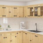 vidaXL Kast met plank Honing 80 x 80 x 60 cm Massief, Huis en Inrichting, Kasten | Overige, Verzenden, Nieuw