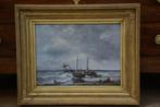 George Willem Opdenhoff (1807-1873) - Strandgezicht, Antiek en Kunst