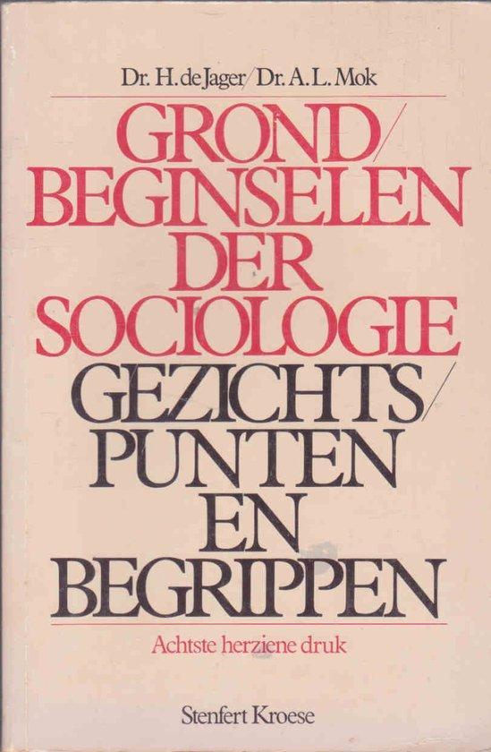 GRONDBEGINSELEN DER SOCIOLOGIE 9789020712254 JAGER, Boeken, Schoolboeken, Gelezen, Verzenden