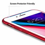 iPhone 7 Ultra Dun Hoesje - Hard Matte Case Cover Rood, Verzenden, Nieuw