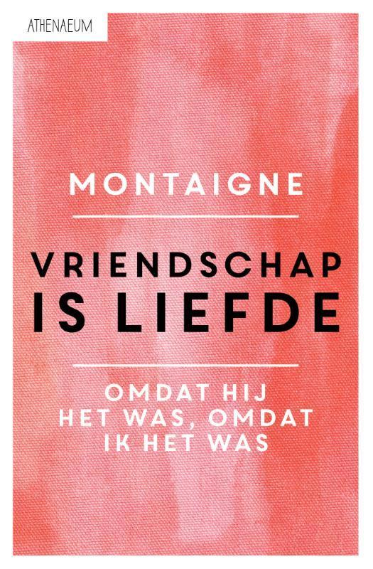 Vriendschap is liefde 9789025300715 Michel de Montaigne, Boeken, Literatuur, Gelezen, Verzenden