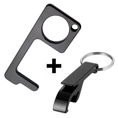 Fako Bijoux® - No Touch Key + Flesopener -  Contactloze, Verzamelen, Sleutelhangers, Verzenden