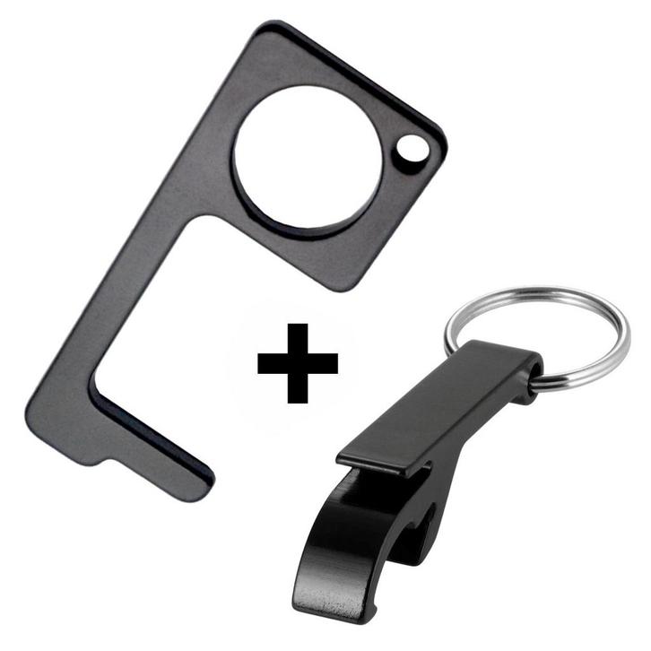 Fako Bijoux - No Touch Key + Flesopener -  Contactloze, Verzamelen, Sleutelhangers, Verzenden