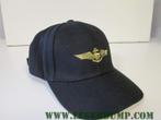 Baseball cap Navy Pilot zwart goud (petten, Hoeden), Nieuw, Verzenden
