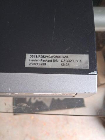 Hewlett Packard D51S/P253/40/k/256c - Computer (1) beschikbaar voor biedingen