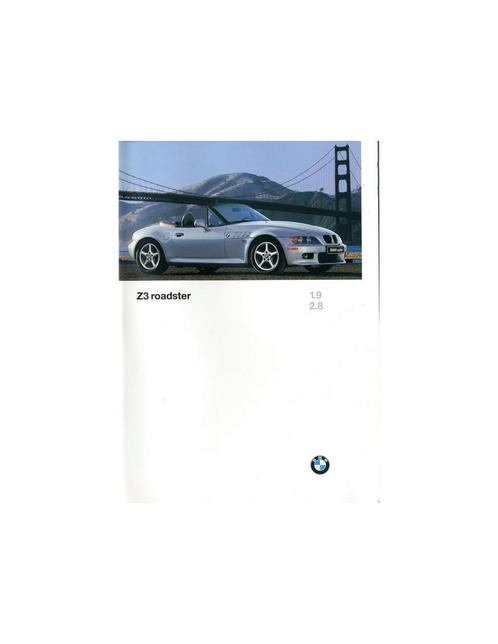 1996 BMW Z3 ROADSTER BROCHURE ENGELS USA, Boeken, Auto's | Folders en Tijdschriften