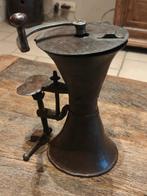 Moulin à café - Bronze patiné, Bronze - Moulin à café, Antiquités & Art