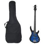 vidaXL Basgitaar voor beginners elektrisch met tas 4/4 46, Muziek en Instrumenten, Verzenden, Nieuw