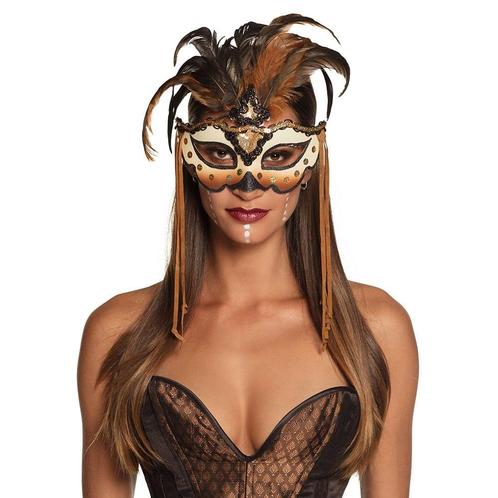 Halloween Masker Voodoo Glitters, Hobby en Vrije tijd, Feestartikelen, Nieuw, Verzenden