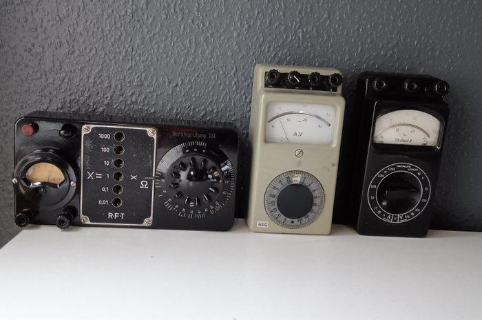 Équipement industriel - AEG Universal Meter,Multavi ||,RFT -, Antiek en Kunst, Antiek | Wandborden en Tegels