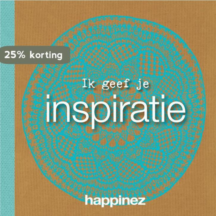 Ik geef je inspiratie 9789400506701 Happinez, Livres, BD, Envoi