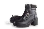 Mustang Veterboots in maat 38 Zwart | 5% extra korting, Verzenden, Zwart, Overige typen, Zo goed als nieuw