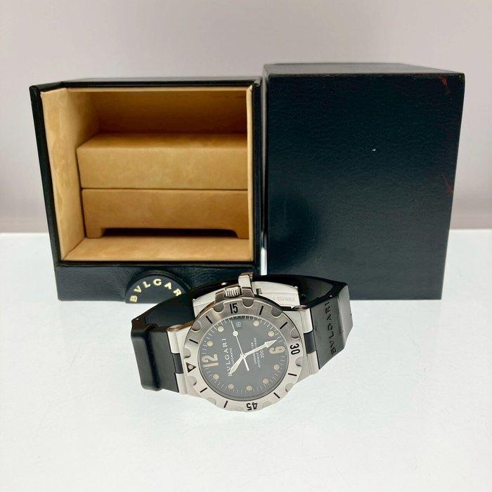 Bvlgari - Diagono Scuba - Zonder Minimumprijs - SD38S -, Handtassen en Accessoires, Horloges | Heren