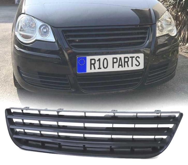 CALANDRE VOLKSWAGEN VW POLO 9N3 05-09 NOIR, Auto-onderdelen, Carrosserie, Verzenden