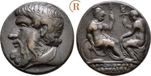 Brons medaille von Valerio Belli, 1468-1546 o J Italien:, Postzegels en Munten, Penningen en Medailles, Verzenden