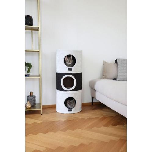 Arbre à chat niki 90cm, blanc-anthracite - kerbl, Dieren en Toebehoren, Katten-accessoires