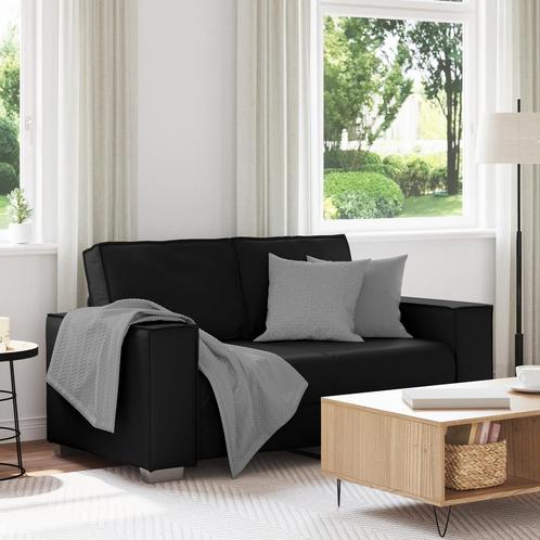 vidaXL Loveseat Bank Zwart 120 cm Kunstleer, Huis en Inrichting, Zetels | Zetels, Nieuw, Verzenden