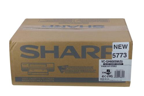 Sharp VC-GH600SM(S) | VHS Videorecorder | NEW IN BOX, TV, Hi-fi & Vidéo, Lecteurs vidéo, Envoi