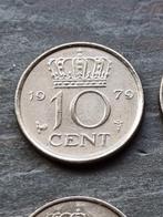 Nederland. 10, 25 Cents 4 misslagen van juliana 3x 10 cent, Postzegels en Munten