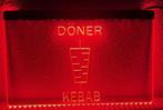 Doner kebab snackbar neon bord lamp LED verlichting reclame, Huis en Inrichting, Verzenden, Nieuw