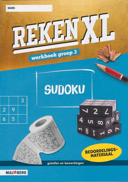 RekenXL Werkboek groep 3 Sudoku, Livres, Livres scolaires, Envoi
