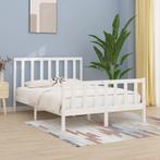 vidaXL Bedframe massief hout wit 140x200 cm, Huis en Inrichting, Slaapkamer | Bedden, Verzenden, Nieuw