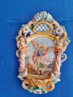 Barok Wijwatervat - San Michele Arcangelo 29 cm - Ceramica