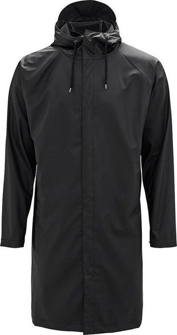 Rains Coat Regenjas - Unisex - Zwart L (Jassen, Kleding) beschikbaar voor biedingen