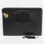 Burberrys - Burberrys of London Black Leather Briefcase with, Handtassen en Accessoires, Tassen | Damestassen, Nieuw