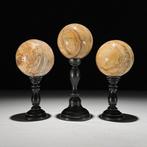 PRIX SANS RÉSERVE - Magnifique ensemble de 3 agates dentelle, Antiek en Kunst