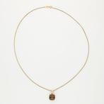 Collier avec pendentif - 14 carats Or jaune - 4.08ct. tw., Handtassen en Accessoires