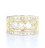 Ring - 18 karaat Geel goud -  1.60ct. tw. Diamant, Handtassen en Accessoires, Ringen, Nieuw