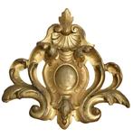 Decoratief ornament - Italië - Houten sculptuur XVIII goud, Antiek en Kunst