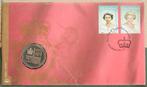 Australie. 50 Cents 2002 First Day of Issue, 50 EIIR (Sans, Postzegels en Munten