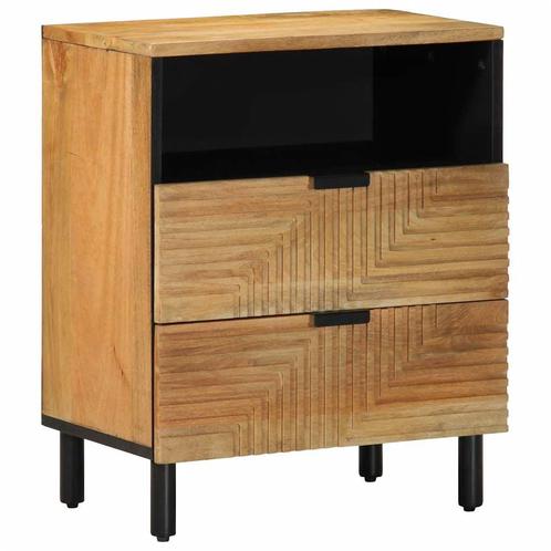 vidaXL Nachtkastje 50x33x60 cm massief mangohout bruin, Huis en Inrichting, Slaapkamer | Nachtkastjes, Nieuw, Verzenden