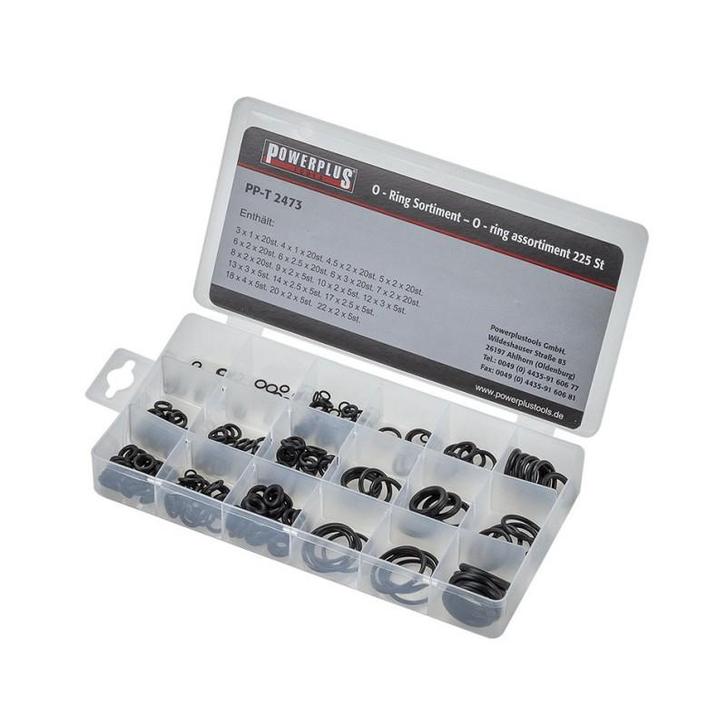 O – ring assortiment 225 stuks, Doe-het-zelf en Bouw, Gereedschap | Overige machines, Ophalen of Verzenden