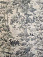 Exclusieve stof Luxury Safari Artmaison - Olifanten,, Antiek en Kunst