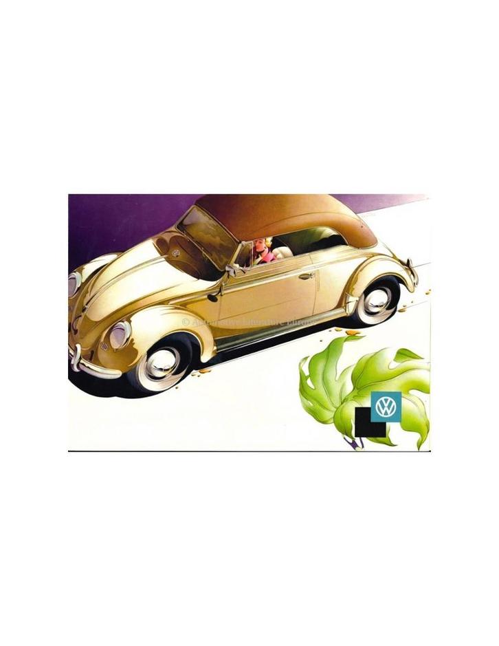 1957 VOLKSWAGEN KEVER CABRIOLET BROCHURE DUITS, Boeken, Auto's | Folders en Tijdschriften, Ophalen of Verzenden