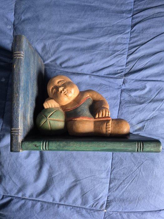 Ferme de livres japonais - Bois - Japon - 1945, Antiquités & Art, Antiquités | Autres Antiquités