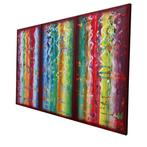 Ksavera - Abstract painting A1227 - impasto triptych - XXL, Antiek en Kunst