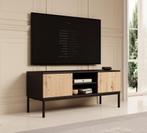 Meubella | TV-Meubel eiken 120x40x50 cm | TV Kast 2 deuren, Huis en Inrichting, Kasten |Televisiemeubels, Overige materialen, 100 tot 150 cm