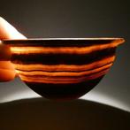 Égypte ancienne Marbre Vase. 8,5 cm de diamètre. Moyen, Verzamelen